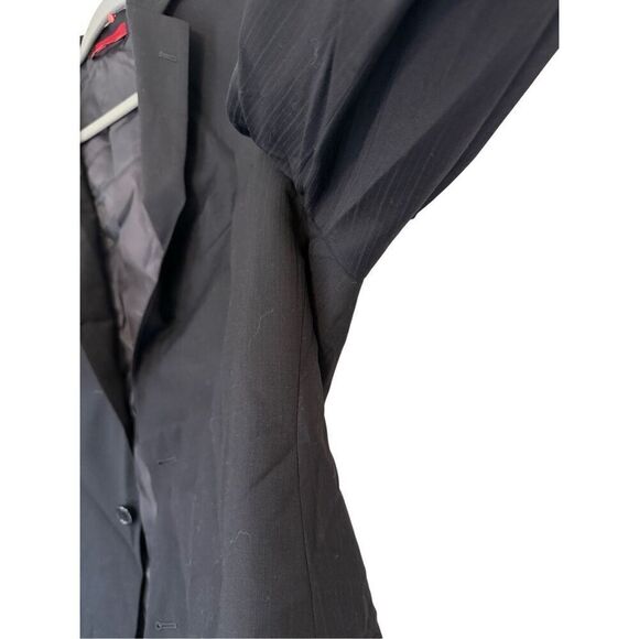 Alfani Exclusively For Macy’s 100% Wool Pin Striped Formal Blazer Coat 44R - Picture 14 of 15